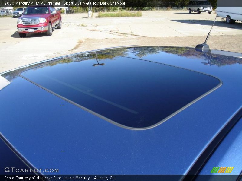 Sport Blue Metallic / Dark Charcoal 2010 Mercury Milan V6 Premier