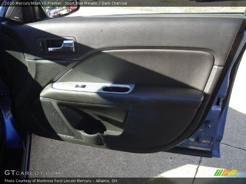 Sport Blue Metallic / Dark Charcoal 2010 Mercury Milan V6 Premier
