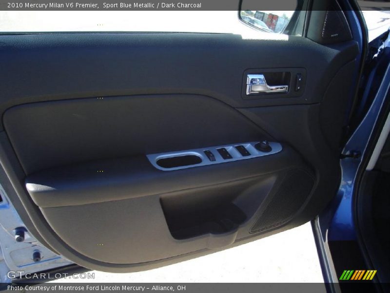 Sport Blue Metallic / Dark Charcoal 2010 Mercury Milan V6 Premier