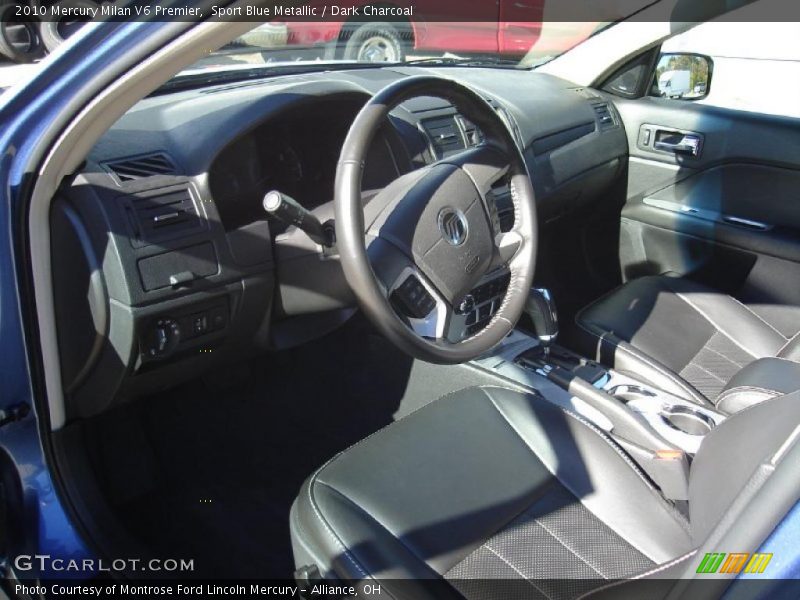 Sport Blue Metallic / Dark Charcoal 2010 Mercury Milan V6 Premier