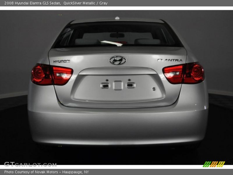 QuickSilver Metallic / Gray 2008 Hyundai Elantra GLS Sedan