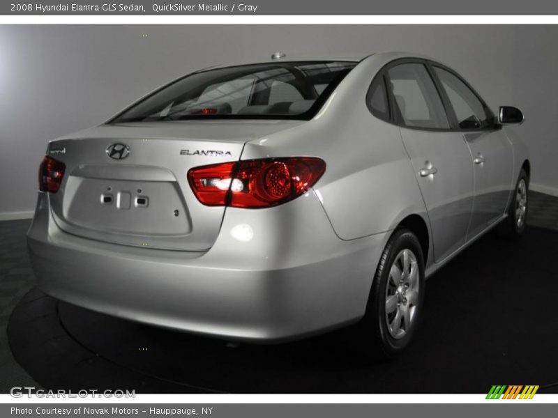 QuickSilver Metallic / Gray 2008 Hyundai Elantra GLS Sedan
