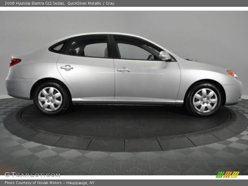 QuickSilver Metallic / Gray 2008 Hyundai Elantra GLS Sedan