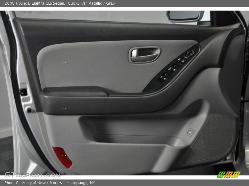 QuickSilver Metallic / Gray 2008 Hyundai Elantra GLS Sedan