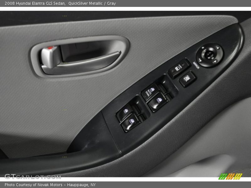QuickSilver Metallic / Gray 2008 Hyundai Elantra GLS Sedan