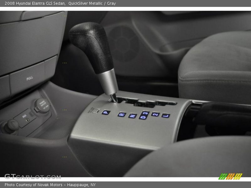 QuickSilver Metallic / Gray 2008 Hyundai Elantra GLS Sedan
