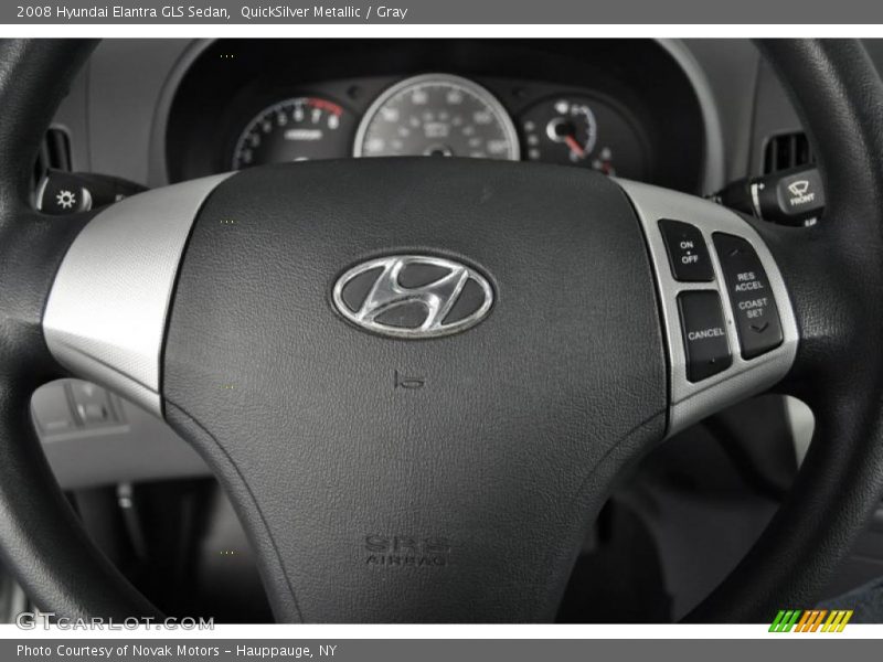 QuickSilver Metallic / Gray 2008 Hyundai Elantra GLS Sedan