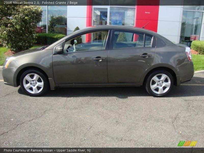 Polished Granite / Beige 2008 Nissan Sentra 2.0
