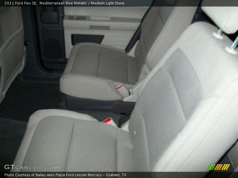 Mediterranean Blue Metallic / Medium Light Stone 2011 Ford Flex SE