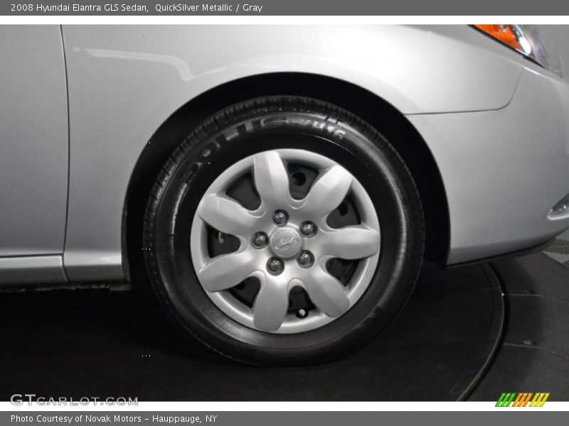 QuickSilver Metallic / Gray 2008 Hyundai Elantra GLS Sedan