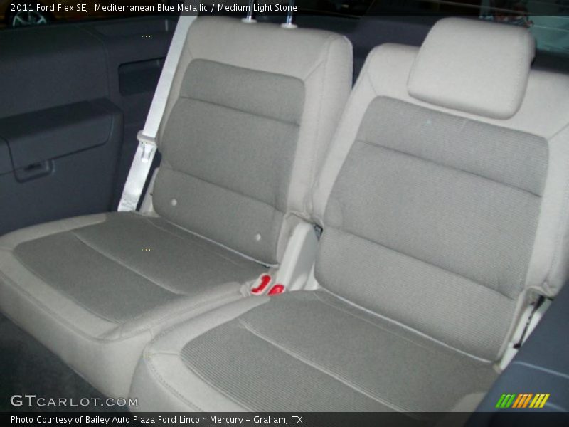 Mediterranean Blue Metallic / Medium Light Stone 2011 Ford Flex SE