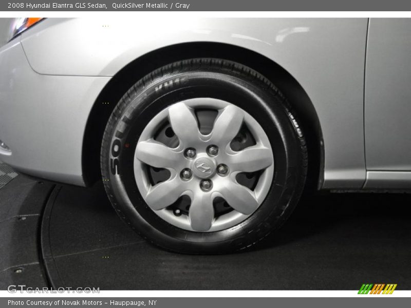 QuickSilver Metallic / Gray 2008 Hyundai Elantra GLS Sedan