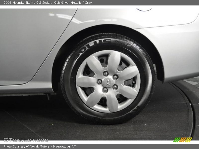 QuickSilver Metallic / Gray 2008 Hyundai Elantra GLS Sedan