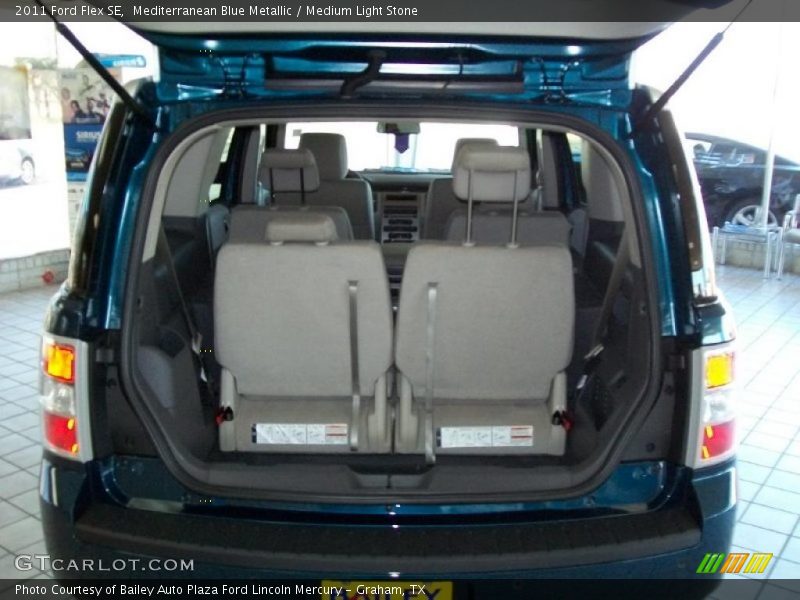 Mediterranean Blue Metallic / Medium Light Stone 2011 Ford Flex SE