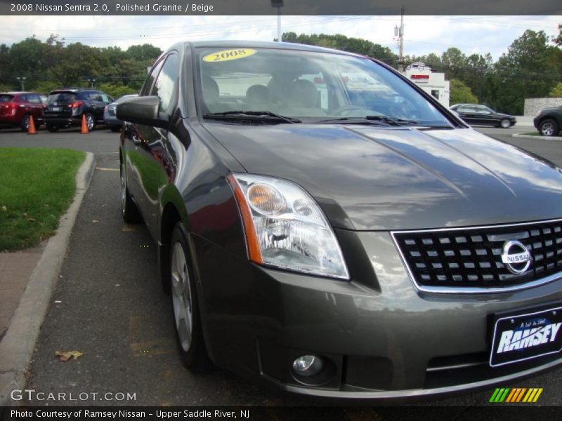 Polished Granite / Beige 2008 Nissan Sentra 2.0