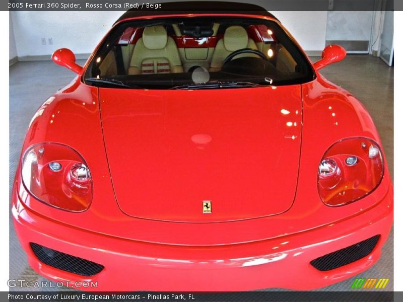 Rosso Corsa (Red) / Beige 2005 Ferrari 360 Spider