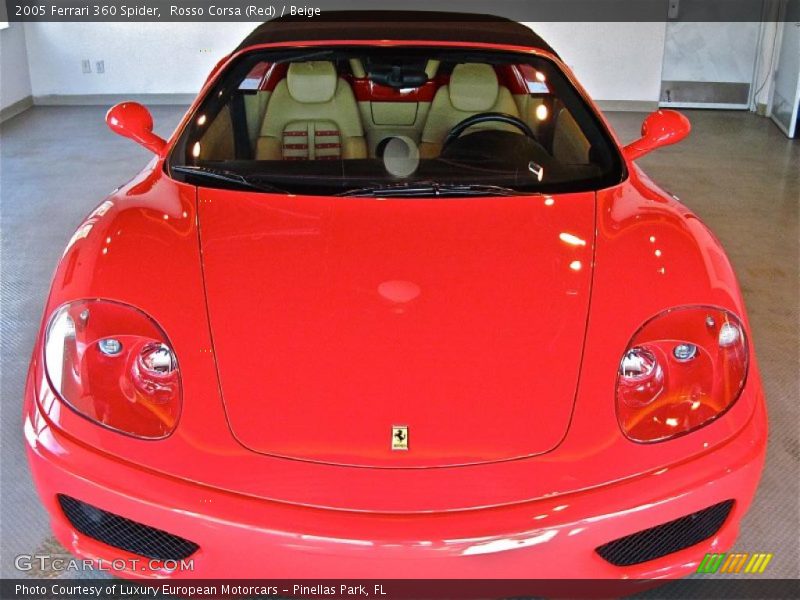 Rosso Corsa (Red) / Beige 2005 Ferrari 360 Spider