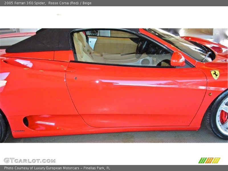 Rosso Corsa (Red) / Beige 2005 Ferrari 360 Spider