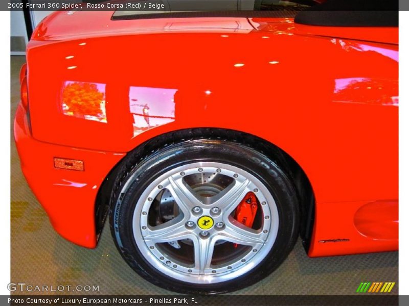 Rosso Corsa (Red) / Beige 2005 Ferrari 360 Spider