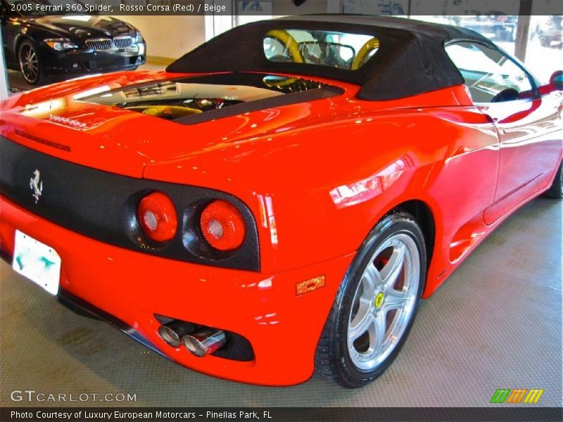 Rosso Corsa (Red) / Beige 2005 Ferrari 360 Spider