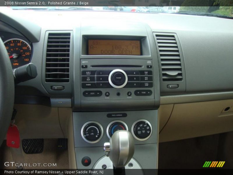 Polished Granite / Beige 2008 Nissan Sentra 2.0