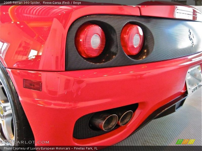 Rosso Corsa (Red) / Beige 2005 Ferrari 360 Spider