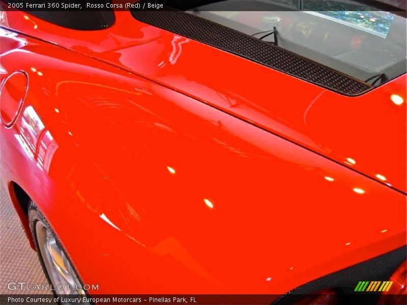 Rosso Corsa (Red) / Beige 2005 Ferrari 360 Spider