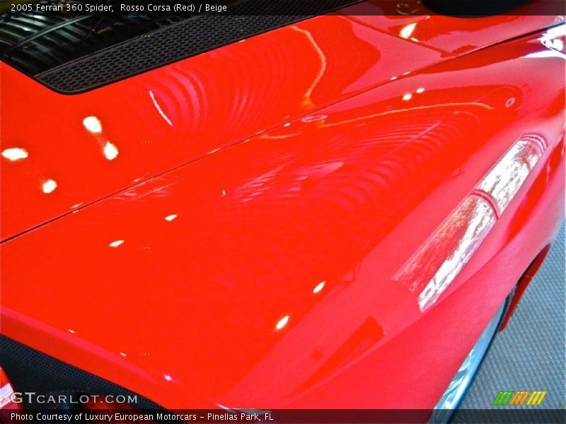 Rosso Corsa (Red) / Beige 2005 Ferrari 360 Spider
