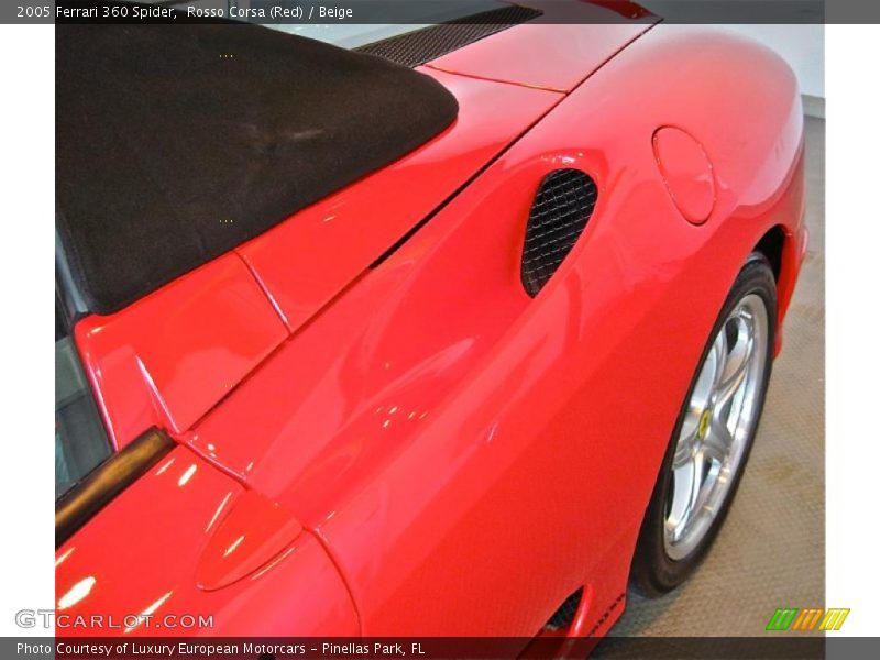 Rosso Corsa (Red) / Beige 2005 Ferrari 360 Spider