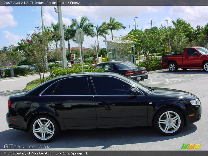 Brilliant Black / Ebony 2007 Audi A4 2.0T Sedan