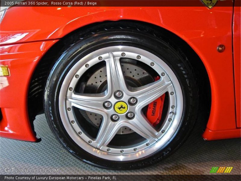 Rosso Corsa (Red) / Beige 2005 Ferrari 360 Spider