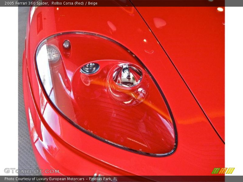 Rosso Corsa (Red) / Beige 2005 Ferrari 360 Spider