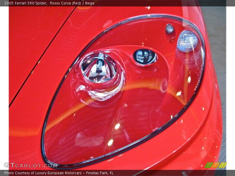Rosso Corsa (Red) / Beige 2005 Ferrari 360 Spider