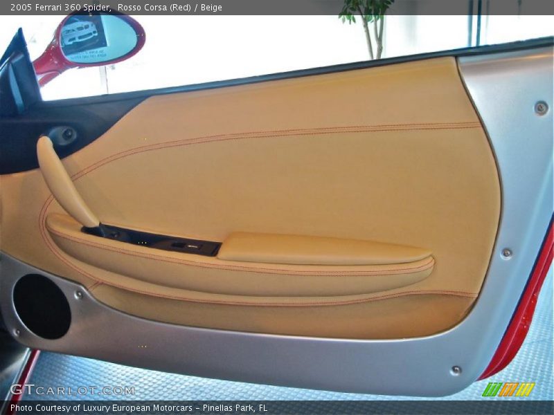 Rosso Corsa (Red) / Beige 2005 Ferrari 360 Spider