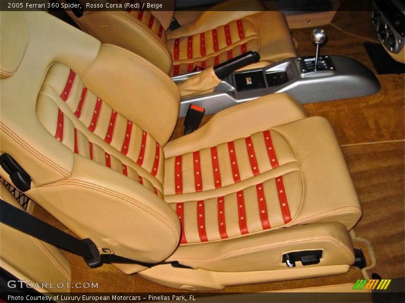 Rosso Corsa (Red) / Beige 2005 Ferrari 360 Spider