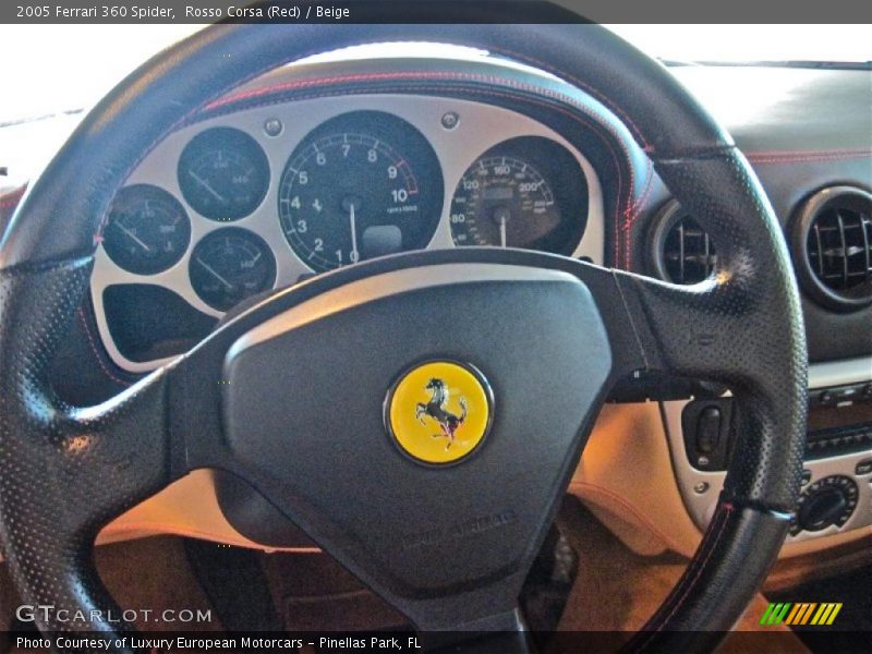 Rosso Corsa (Red) / Beige 2005 Ferrari 360 Spider