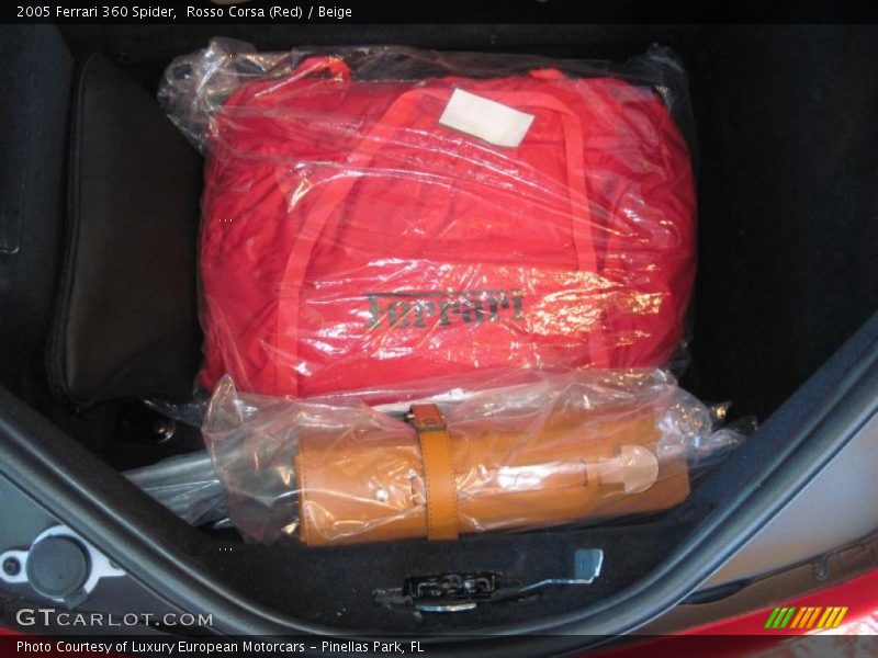 Rosso Corsa (Red) / Beige 2005 Ferrari 360 Spider