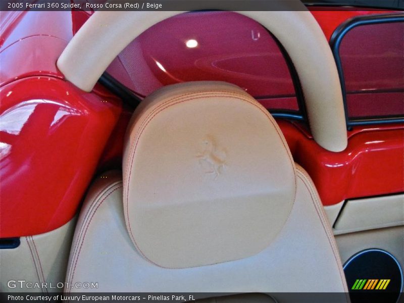 Rosso Corsa (Red) / Beige 2005 Ferrari 360 Spider