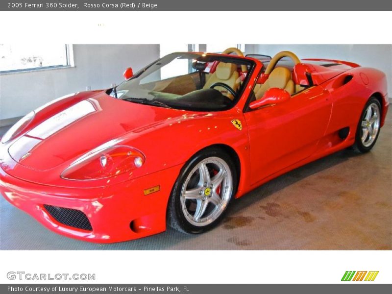 Rosso Corsa (Red) / Beige 2005 Ferrari 360 Spider