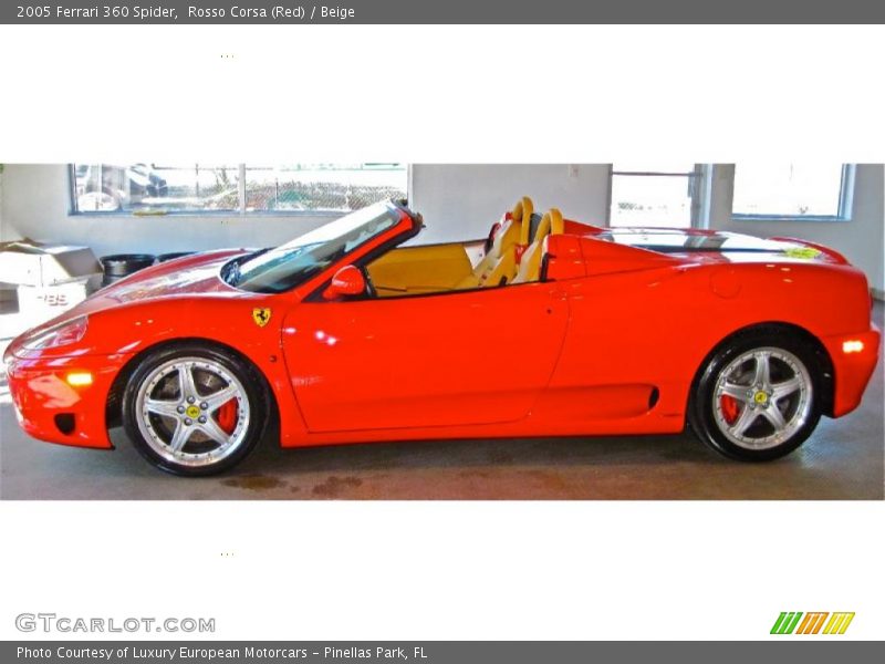 Rosso Corsa (Red) / Beige 2005 Ferrari 360 Spider