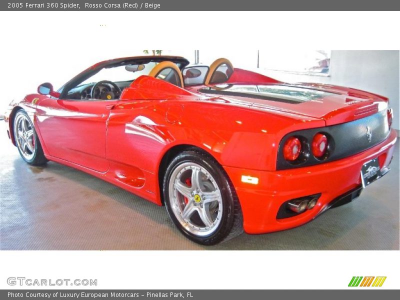 Rosso Corsa (Red) / Beige 2005 Ferrari 360 Spider