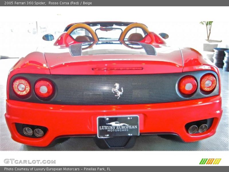 Rosso Corsa (Red) / Beige 2005 Ferrari 360 Spider