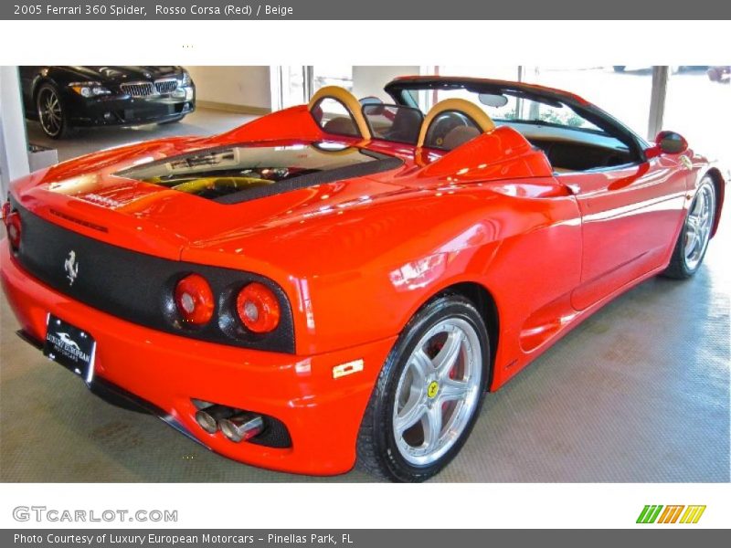 Rosso Corsa (Red) / Beige 2005 Ferrari 360 Spider