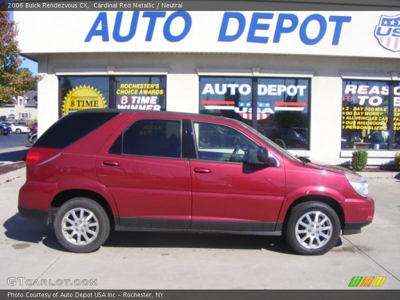 Cardinal Red Metallic / Neutral 2006 Buick Rendezvous CX