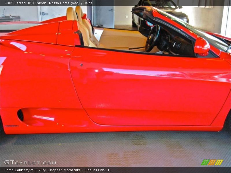 Rosso Corsa (Red) / Beige 2005 Ferrari 360 Spider