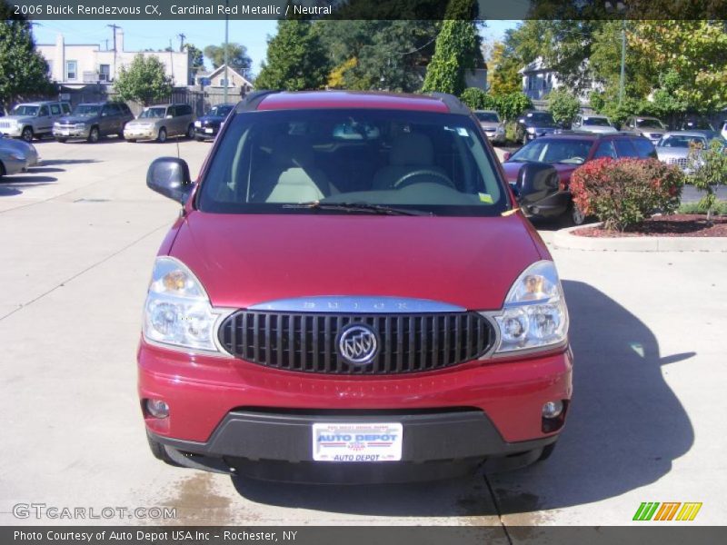 Cardinal Red Metallic / Neutral 2006 Buick Rendezvous CX