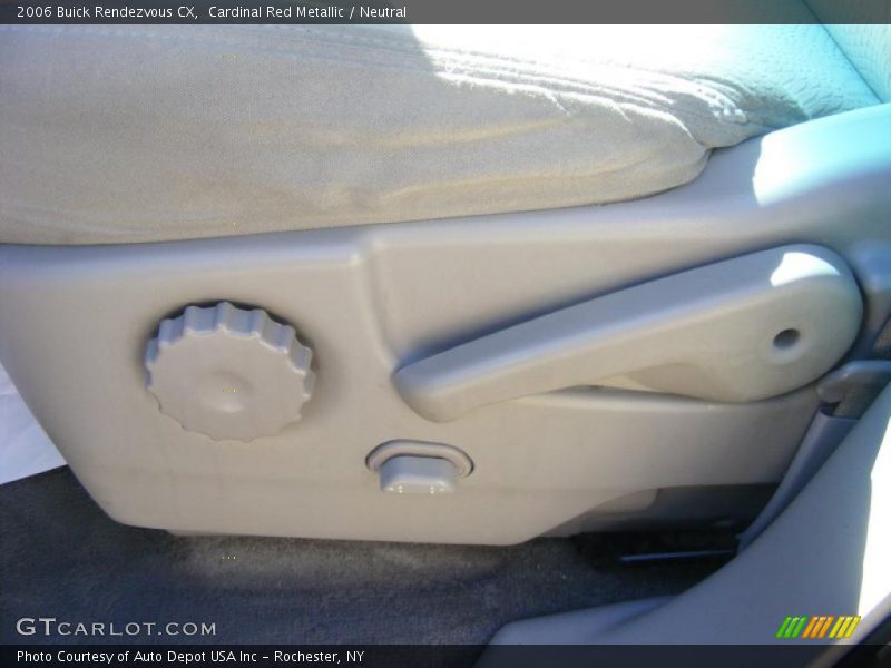 Cardinal Red Metallic / Neutral 2006 Buick Rendezvous CX