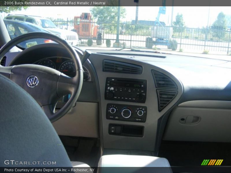Cardinal Red Metallic / Neutral 2006 Buick Rendezvous CX