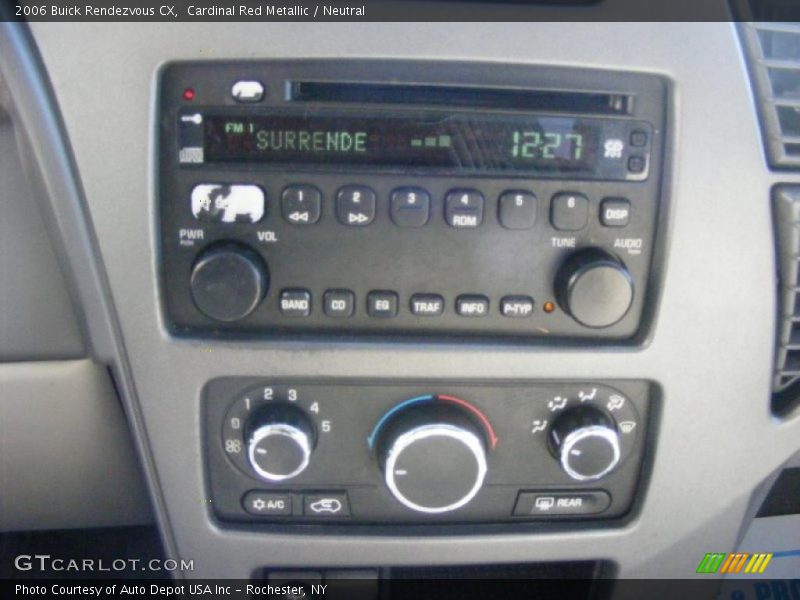 Cardinal Red Metallic / Neutral 2006 Buick Rendezvous CX