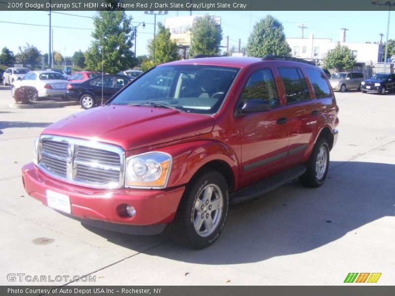 Flame Red / Dark Slate Gray/Light Slate Gray 2006 Dodge Durango SLT HEMI 4x4